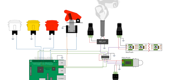circuit diagram for the volcano controller