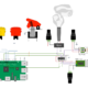 circuit diagram for the volcano controller